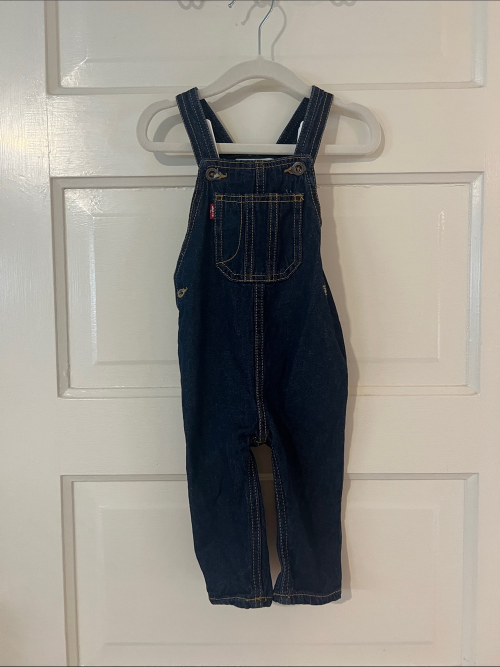 Levi's Dark Blue Denim Kids Overalls